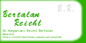 bertalan reichl business card